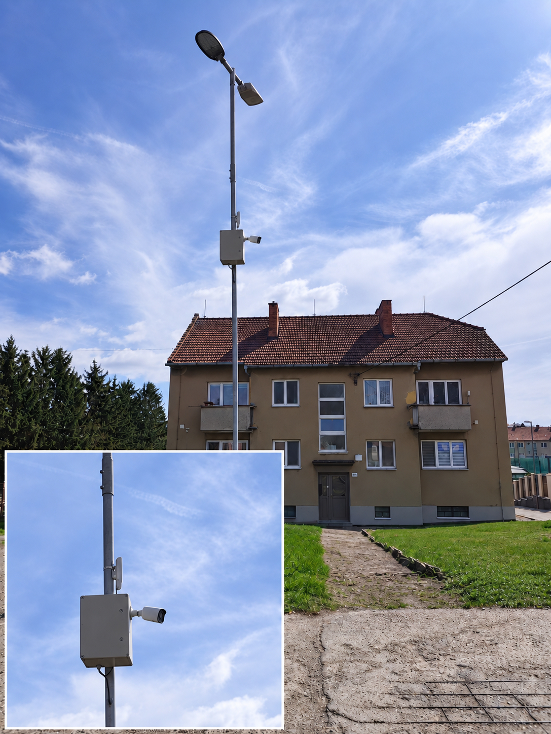 VO kamera s bezdrátovým spojem